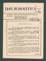 Informativo, ANO 1, Edição 1, Setembro 1977