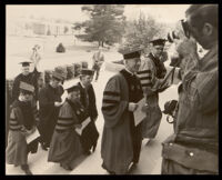 Dorothy Porter Wesley receiving her doctorate degree at Susquehanna University, Selinsgrove, 1971