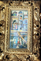 Ustad Mashal, Palace Scene in Gold Frame