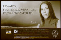 HIV/AIDS. Fears. Discrimination. It can end with us [inscribed].