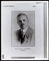 Dr. Alva C. Garrott, dentist, circa 1910