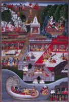 Kaka and Garuda; scenes from Rama's life