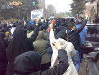 تظاهرات در دانشگاه شهید بهشتی