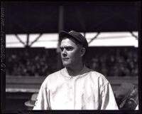 Babe Adams of the Pittsburgh baseball team at Washington Park, Los Angeles, 1920-1925