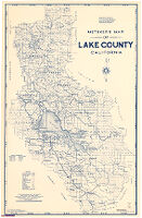 Metsker's map of Lake County, California