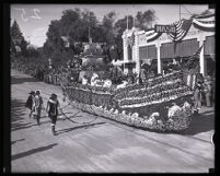 Pasadena City Schools float in the Tournament of Roses Parade, Pasadena, 1924