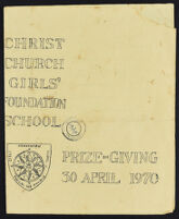 1970 Christ Church Girls' Foundation School