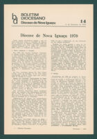 Boletim Diocesano, Edição 14, Fevereiro 1970