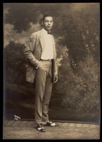 Portrait of a young man, a friend of the Miriam Matthews family, 1890-1910