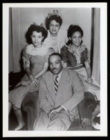 Samuel B. Danley, Jr., and Theresa Bel Virginia Harper Danley with their daughters Margaret and Theresa, 1943-1948