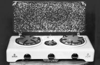 Studio photograph of a kitchen stove