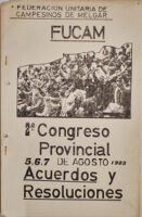 Congresos y consejos de la Secretaría de Comunidades Campesinas - décima carpeta