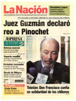Juez Guzmán declaró reo a Pinochet
