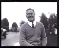 Golfer Clarence E. Clark, Los Angeles, 1920s