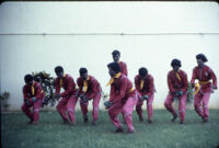 Om Periyaswamy dance troupe performs the Oyilāṭṭām “graceful dance” folk dance, Madurai (India), 1984