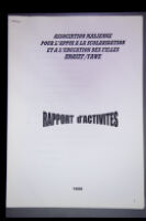 Rapport d'Activités 1998