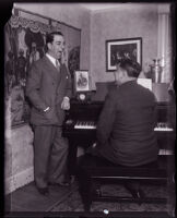Enrico Caruso Jr. and Mexican president Adolfo de la Huerta, Los Angeles, 1931-1934