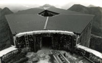 Citadelle. Batterie Coidavid after placing the Roof for waterproofing