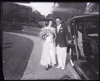 Newlyweds Ugene U. Blalock and Winifred E. Blalock, Los Angeles, 1931