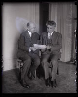 Mark Requa, Republican National Committeeman of California with Otis George Smith, director-general of the United States Geological Survey, Washington (D. C.), 1929