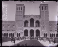 UCLA dedication ceremony in front of Royce Hall, Los Angeles, 1930