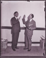 Archie R. Clifton sworn in as school superintendent, Los Angeles, 1931