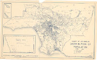 County of Los Angeles distribution of population, April, 1950.