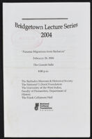 Panama Migrations from Barbados: Lecture by Dr. Henderson Carter