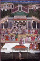 A pavilion (mandapa) of precious stones