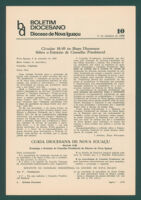 Boletim Diocesano, Edição 10, Outubro 1969