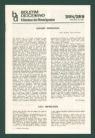 Boletim Diocesano, Edição 208/209, Maio/Junho 1986