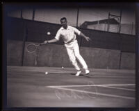 Tennis player Norval Craig, Los Angeles, 1920s