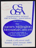 Millington Memorial Concert 1989