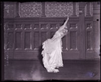 Greek dancer Madame Calliope Charissi, Los Angeles County, 1925