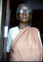 L. Velammal, who sang an oppāri song - a death lament, Nāgercoil (India), 1984