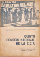 Prensa del Quinto Consejo Nacional de la Confederación Campesina del Perú
