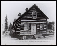 Trading post cabin of James P. Beckwourth, Portola, 1930-1989