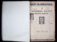 Sauti Ya Mwafrika 1965 no. 166.