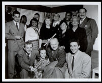 Group portrait with Helen Gahagan and Charlotta Bass, 1945-1950