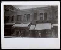 Owen's block, purchased by Biddy Mason in 1866, Spring St. side, Los Angeles, 1907-1908