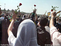 تظاهرات در بهشت زهرا
