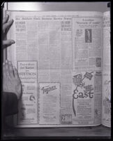 Los Angeles Examiner spread including a story on Anita Baldwin, Los Angeles, 1924