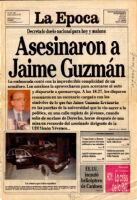 Asesinaron a Jaime Guzmán