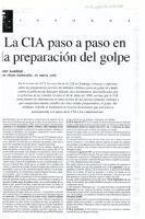 La CIA paso a paso en la preparación del golpe