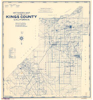Metsker's map of Kings County, California