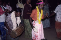 Mannan man, Perumal, dances at a festival of the Mannan Ādivāsī people, Mannakudi (Tamil Nadu, India), 1984