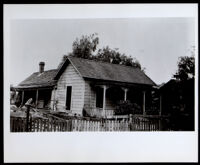 Home built by Fannie and James Lockett, Duarte, circa 1910