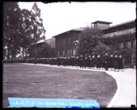 Graduation ceremony at UCLA's Vermont Avenue campus, Los Angeles, 1927