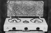 Studio photograph of a kitchen stove