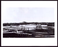 "Esquimalt Harbour" a painting by Grafton Tyler Brown, undated photograph